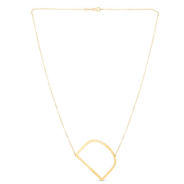 14K Gold Large Initial D Necklace Adair Jewelers  Missoula, MT