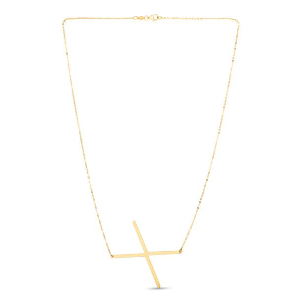 14K Gold Large Initial X Necklace Adair Jewelers  Missoula, MT