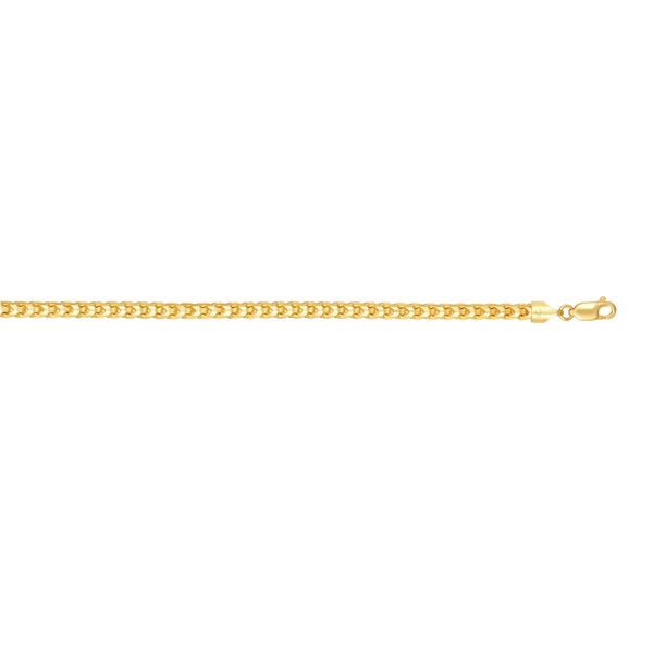 14K Gold 4.6mm Round Franco Chain  Parris Jewelers Hattiesburg, MS