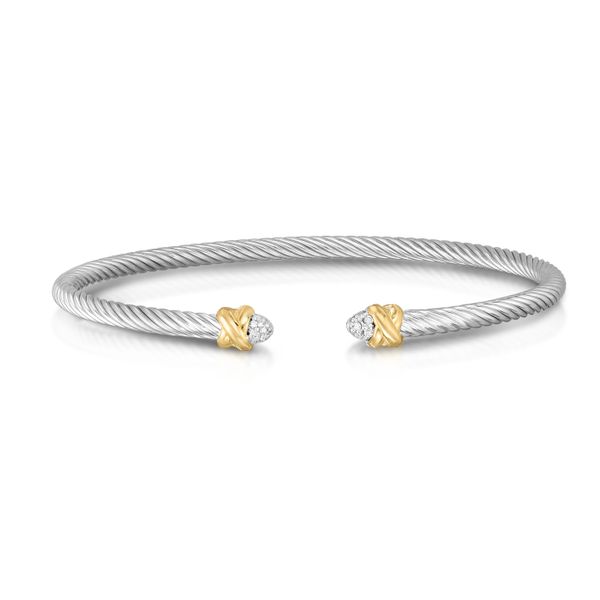 18k White Gold Bangle Bracelet James Gattas Jewelers Memphis, TN