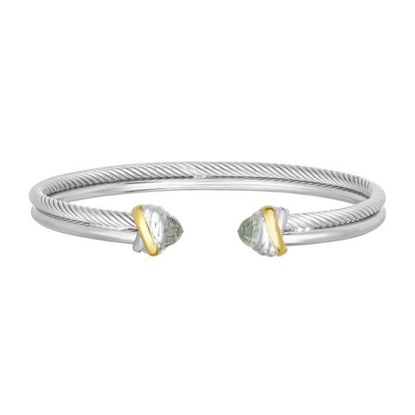 18k Two-tone Gold Bangle Bracelet The Stone Jewelers Boone, NC