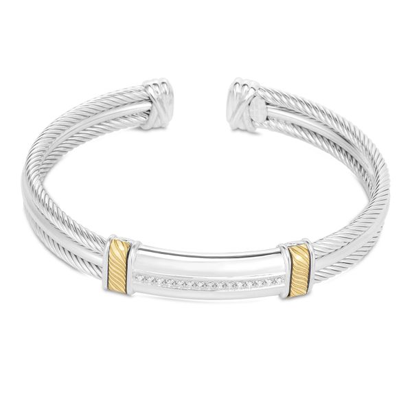 18k Two-tone Gold Bangle Bracelet Adair Jewelers  Missoula, MT