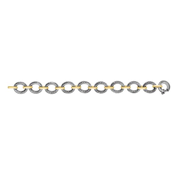 18k Two-tone Gold Gold Bracelet The Stone Jewelers Boone, NC