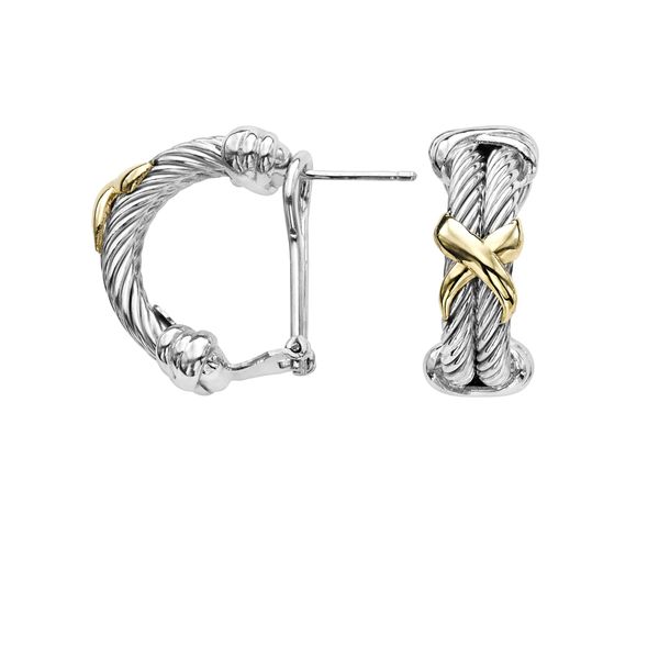 18k Two-tone Gold Gold Earrings The Stone Jewelers Boone, NC
