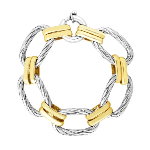 18k Two-tone Gold Gold Bracelet The Stone Jewelers Boone, NC