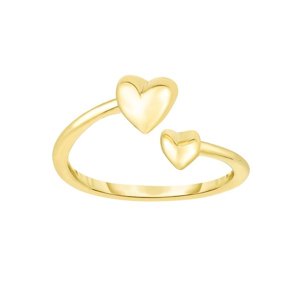 14K Gold Heart Bypass Toe Ring Enchanted Jewelry Plainfield, CT