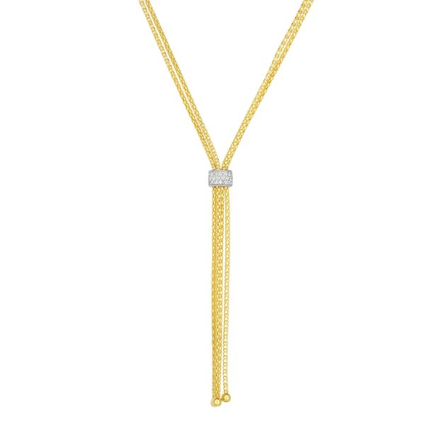 14k Two-tone Gold Gold Necklace The Stone Jewelers Boone, NC