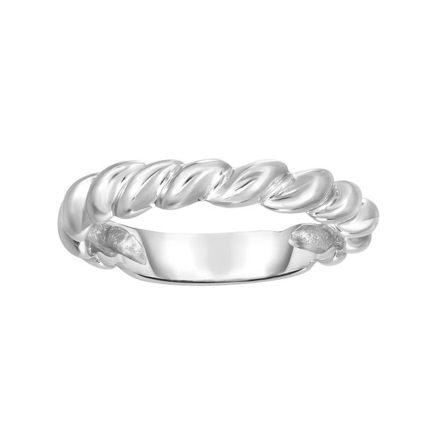 14K Gold Thin Twisted Band The Hills Jewelry LLC Worthington, OH