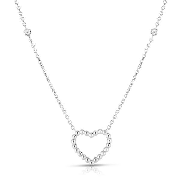 14K Gold Popcorn Heart Necklace Adair Jewelers  Missoula, MT