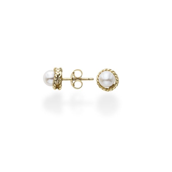 14k Two-tone Gold Gold Earrings Adair Jewelers  Missoula, MT