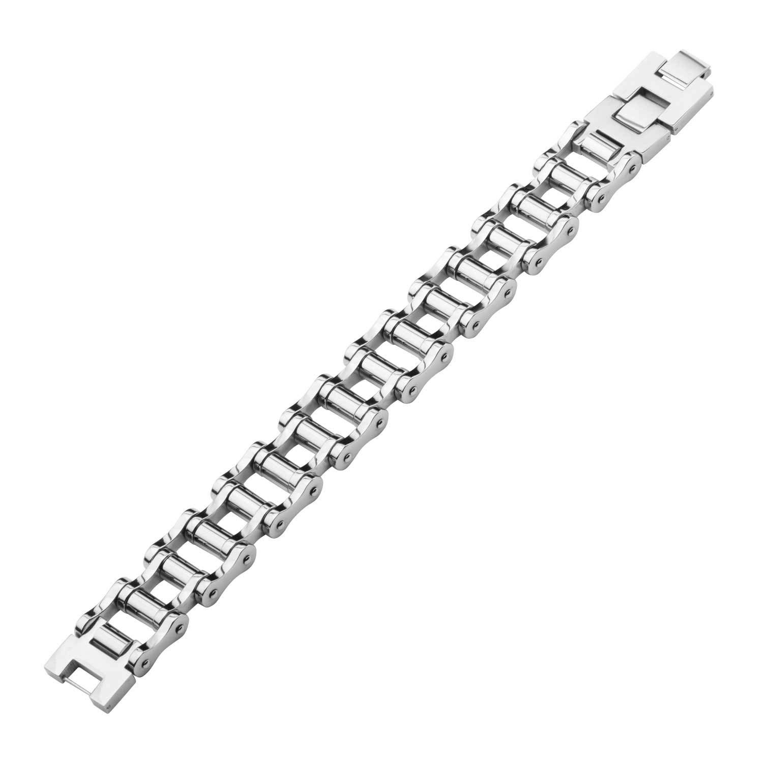 Long Bar Motor Chain Bracelet Image 4 K. Martin Jeweler Dodge City, KS