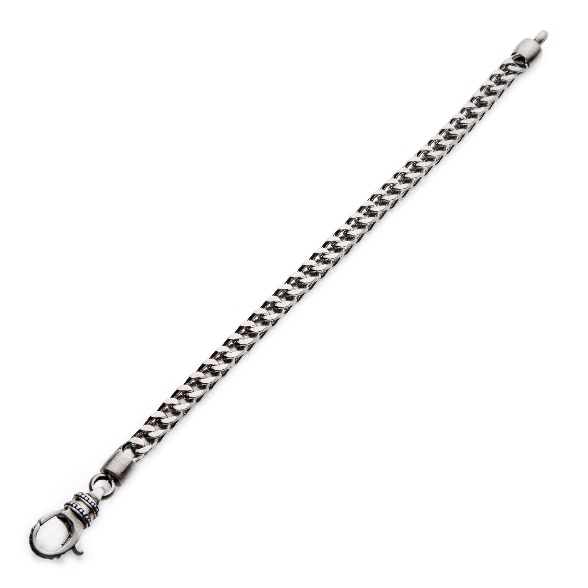 Stainless Steel Franco Chain Bracelet Image 2 K. Martin Jeweler Dodge City, KS