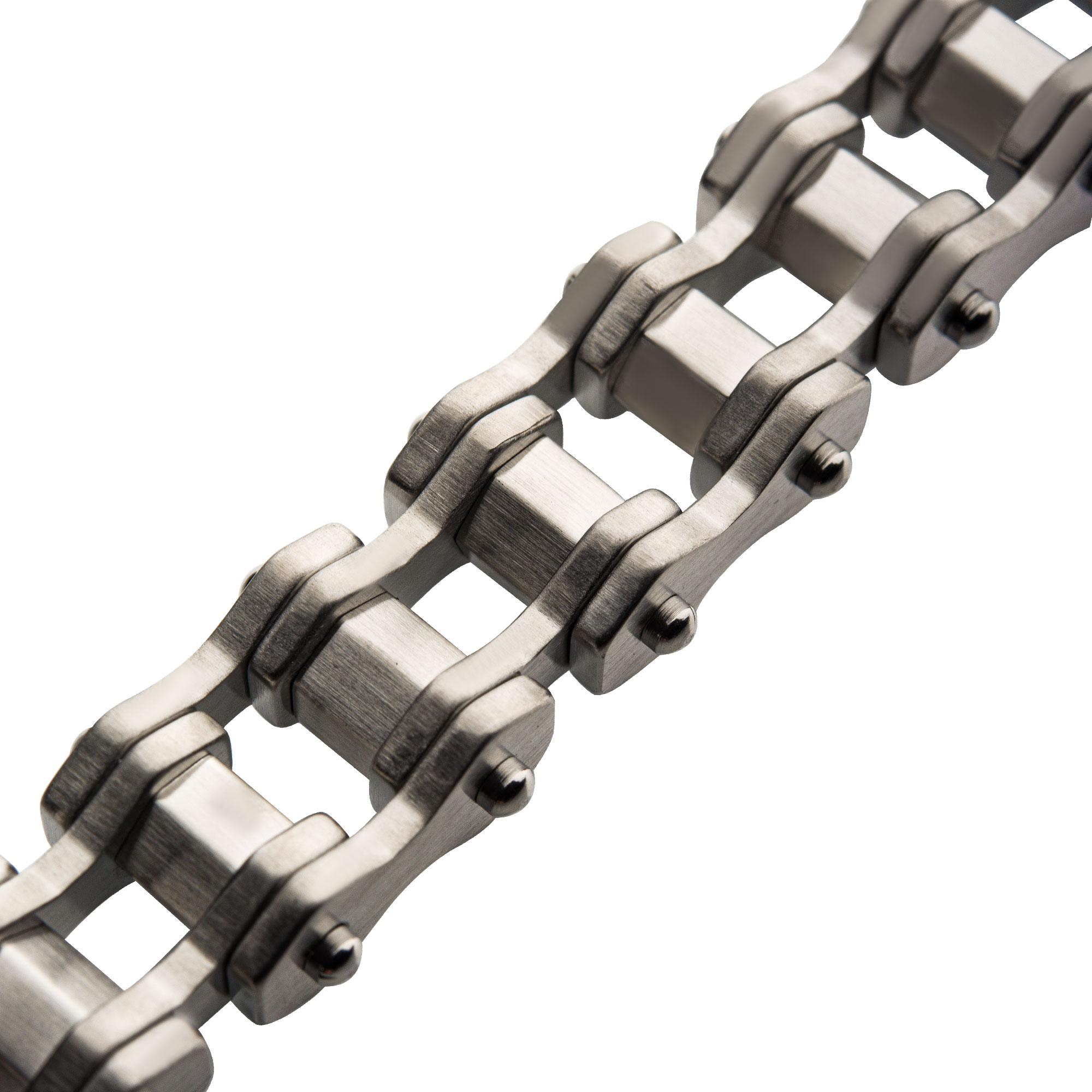 Steel Bike Chain Bracelet Image 3 Midtown Diamonds Reno, NV