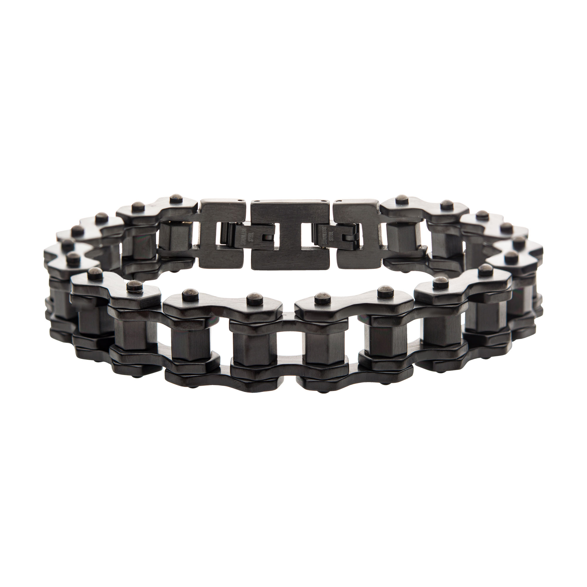 Black Plated Bike Chain Bracelet Lewis Jewelers, Inc. Ansonia, CT