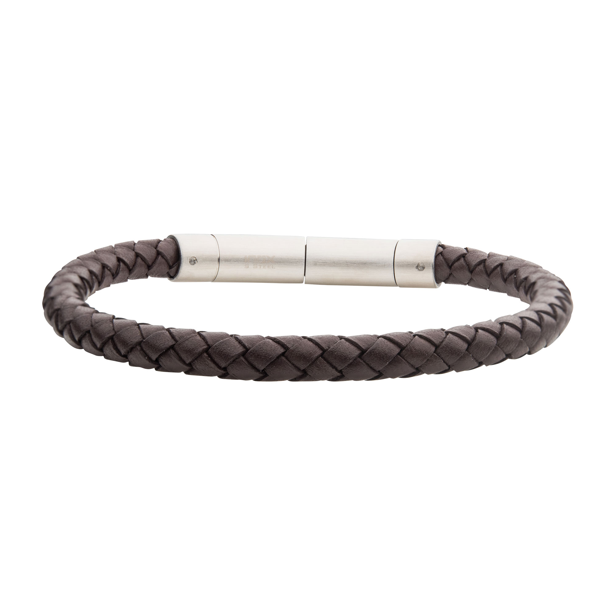 6mm Brown Genuine Leather Bracelet Carroll / Ochs Jewelers Monroe, MI