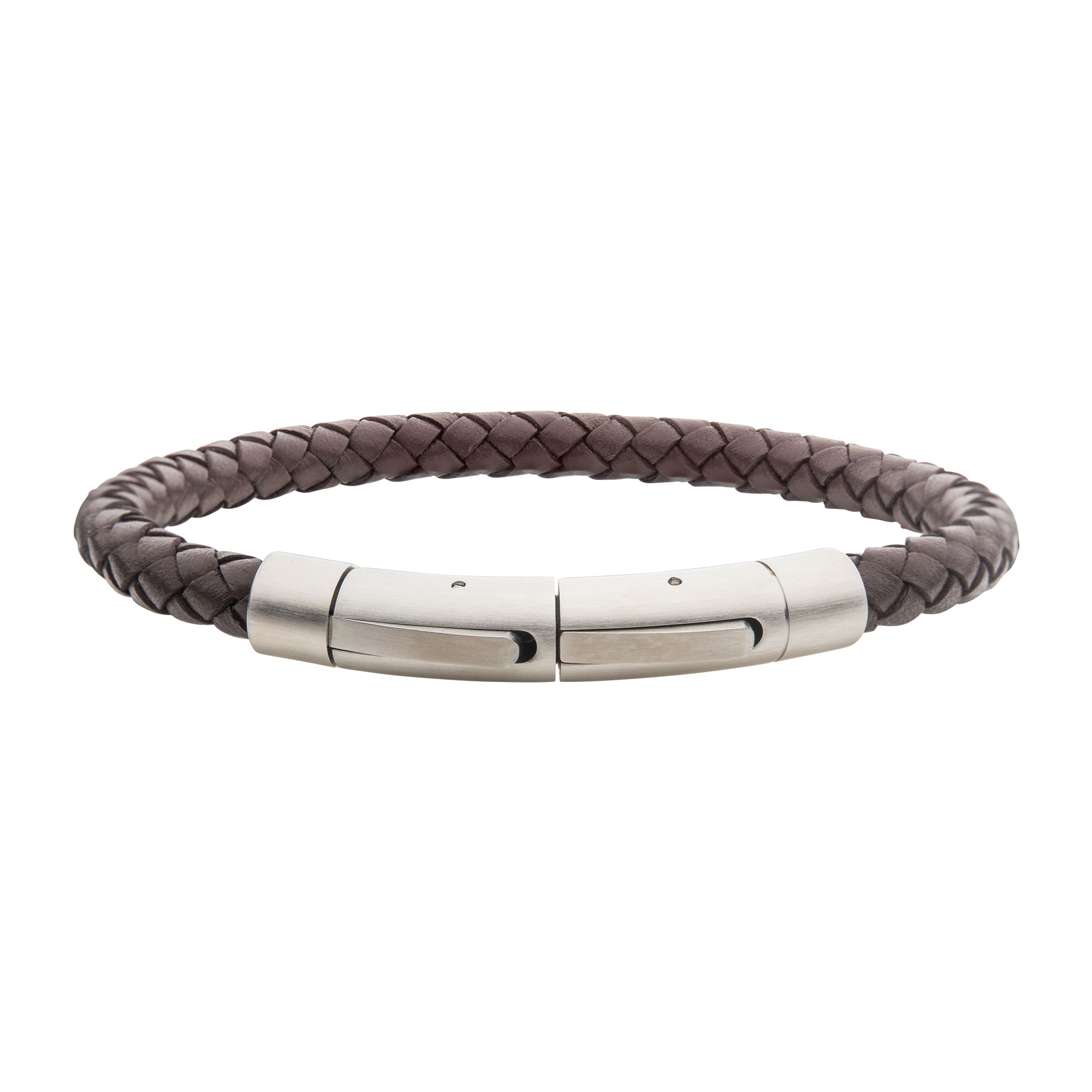 6mm Brown Genuine Leather Bracelet Image 2 Enchanted Jewelry Plainfield, CT