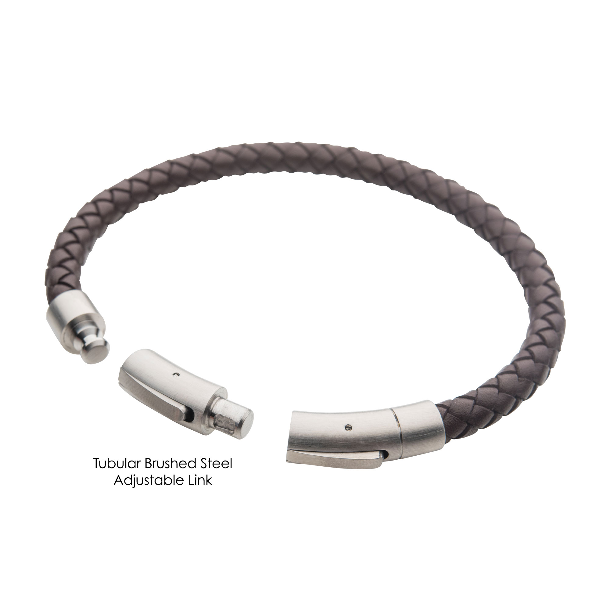 6mm Brown Genuine Leather Bracelet Image 3 Enchanted Jewelry Plainfield, CT
