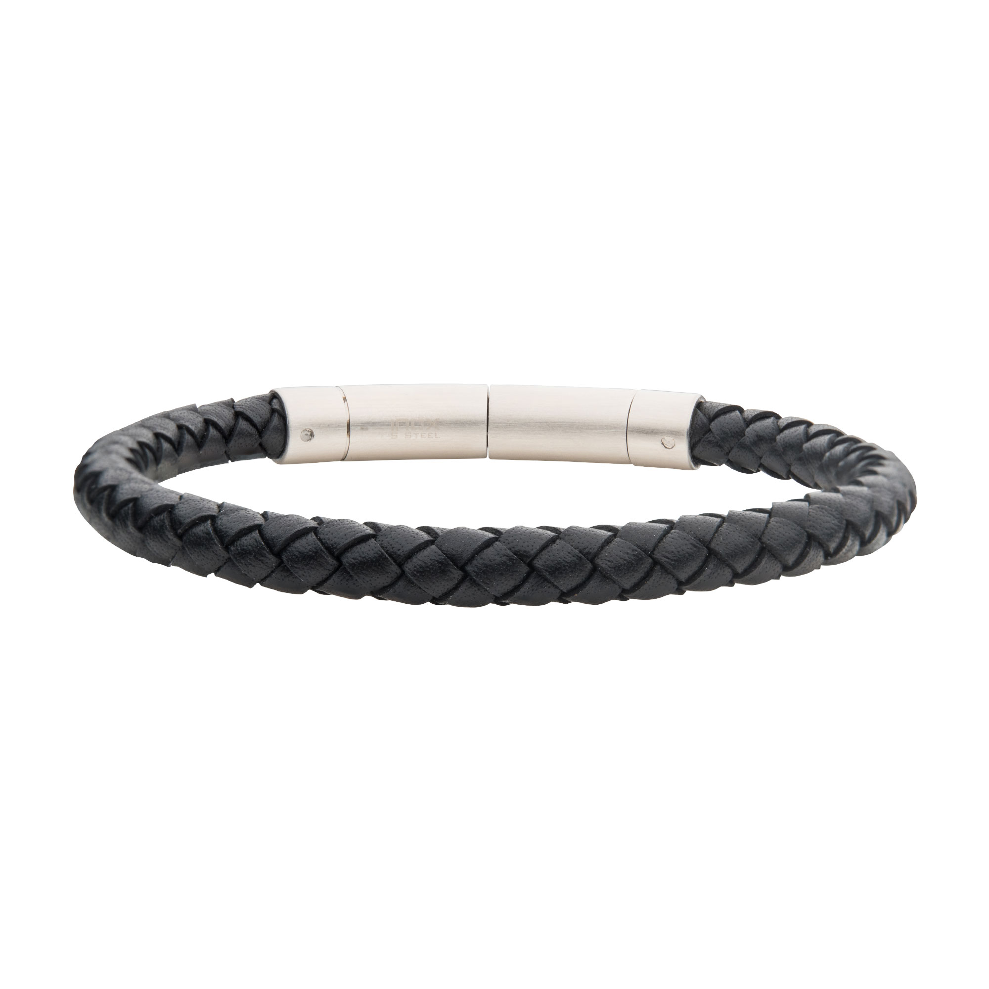 6mm Black Leather Bracelet Morin Jewelers Southbridge, MA