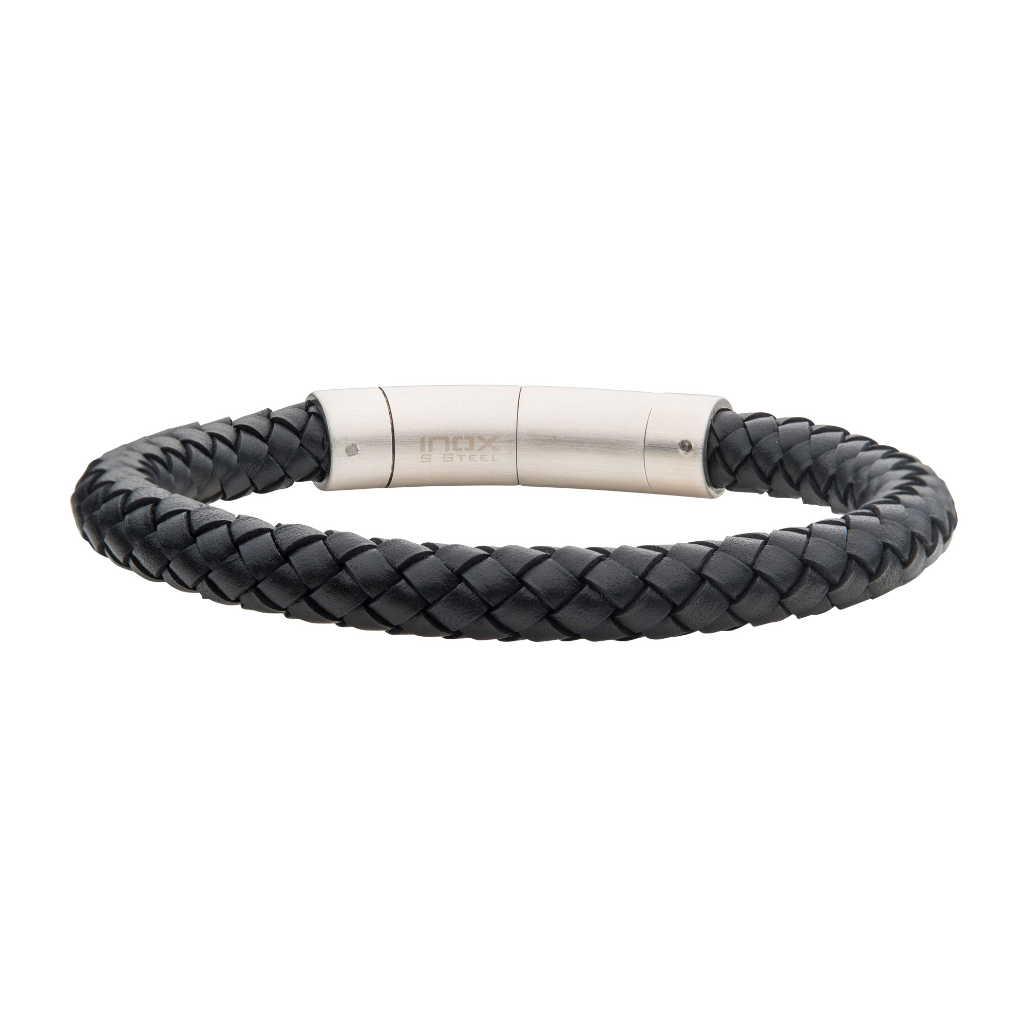 8mm Black Leather Bracelet Milano Jewelers Pembroke Pines, FL