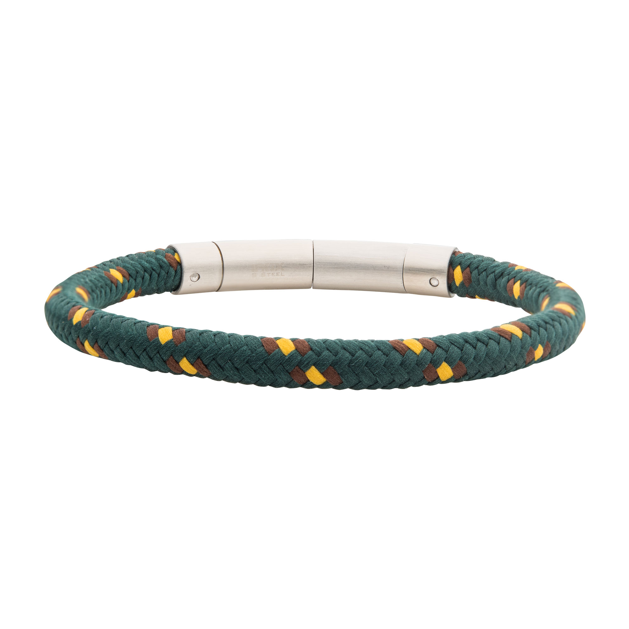6mm Green, Brown and Yellow Nylon Cord Bracelet Milano Jewelers Pembroke Pines, FL