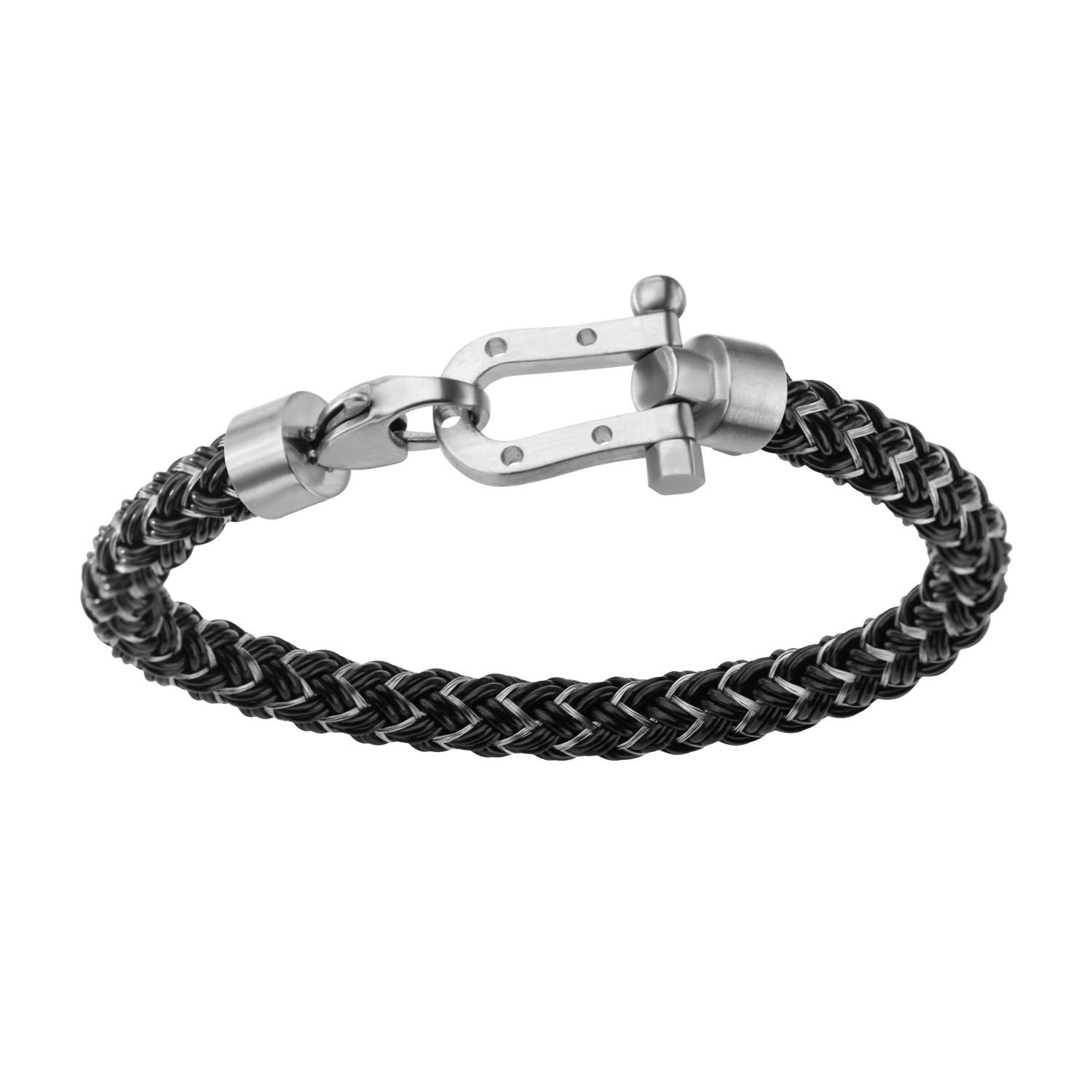 Horseshoe with Cable Bracelet Carroll / Ochs Jewelers Monroe, MI
