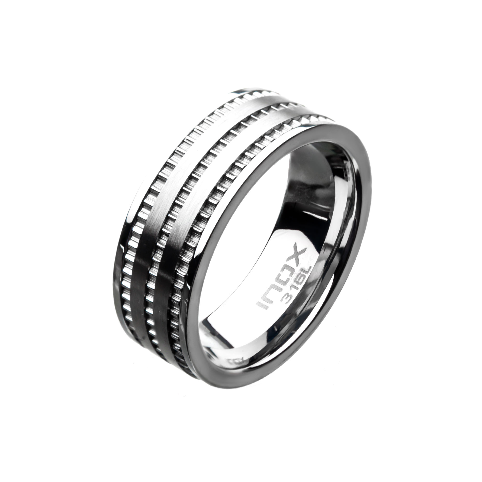 Stainless Steel Modern Ring Carroll / Ochs Jewelers Monroe, MI