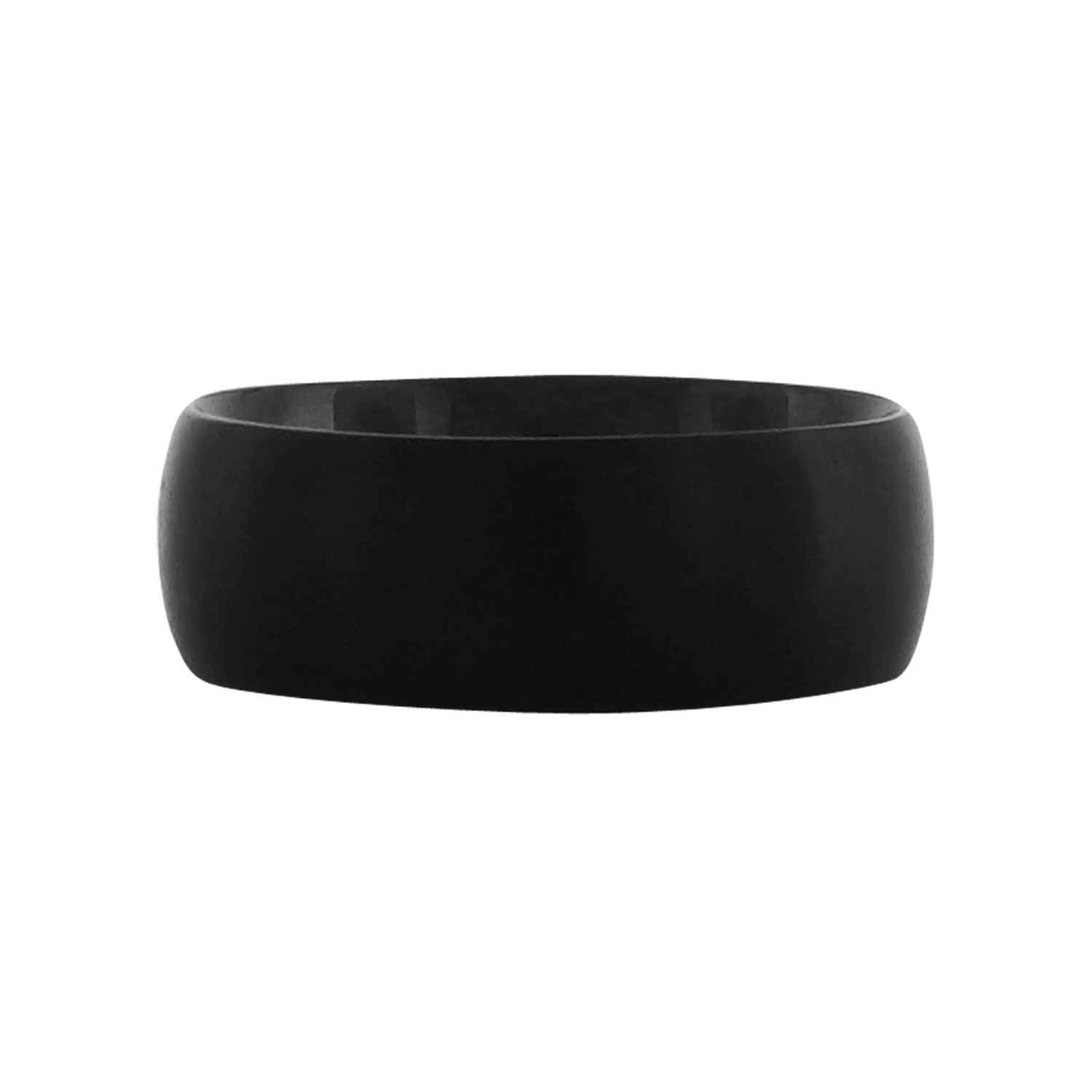 Plain Plated Black Matte Ring Image 2 Milano Jewelers Pembroke Pines, FL