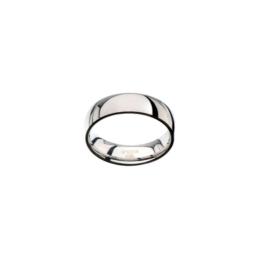 High Polished 6mm Classic Wedding Band Image 2 Enchanted Jewelry Plainfield, CT