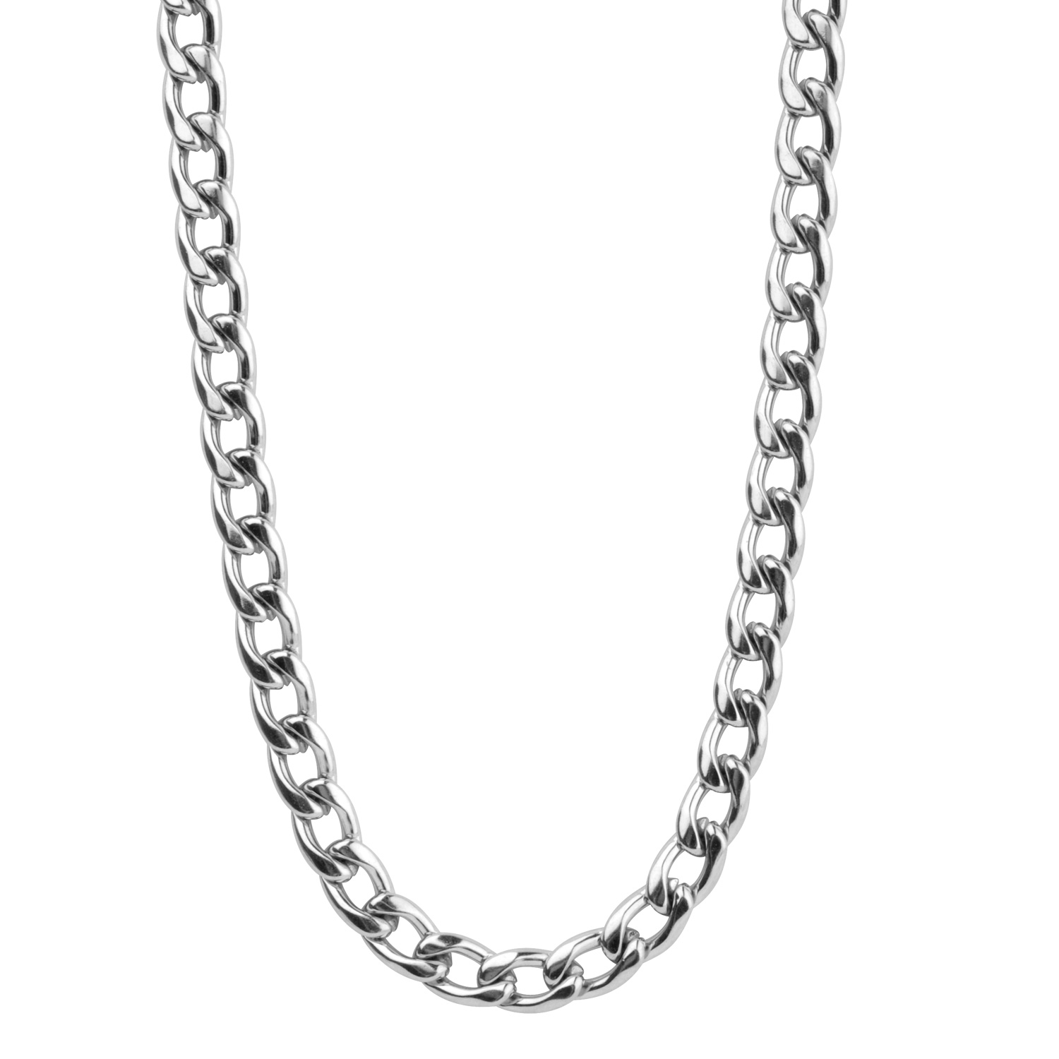 7.8mm Round Curb Chain Image 2 Enchanted Jewelry Plainfield, CT