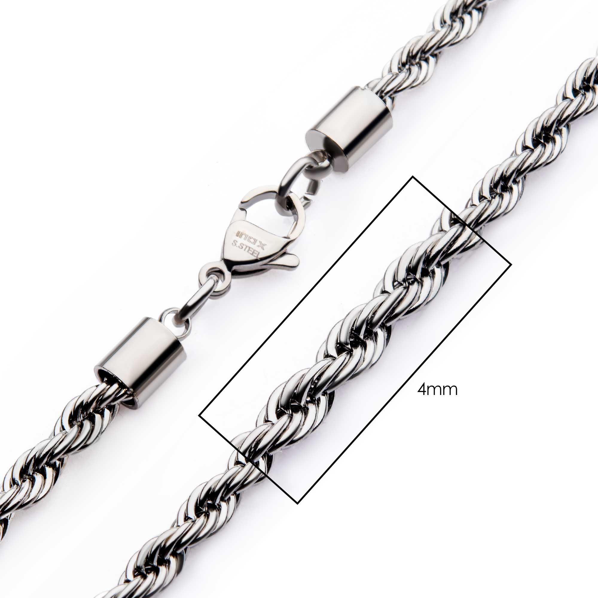4mm Steel Rope Chain P.K. Bennett Jewelers Mundelein, IL