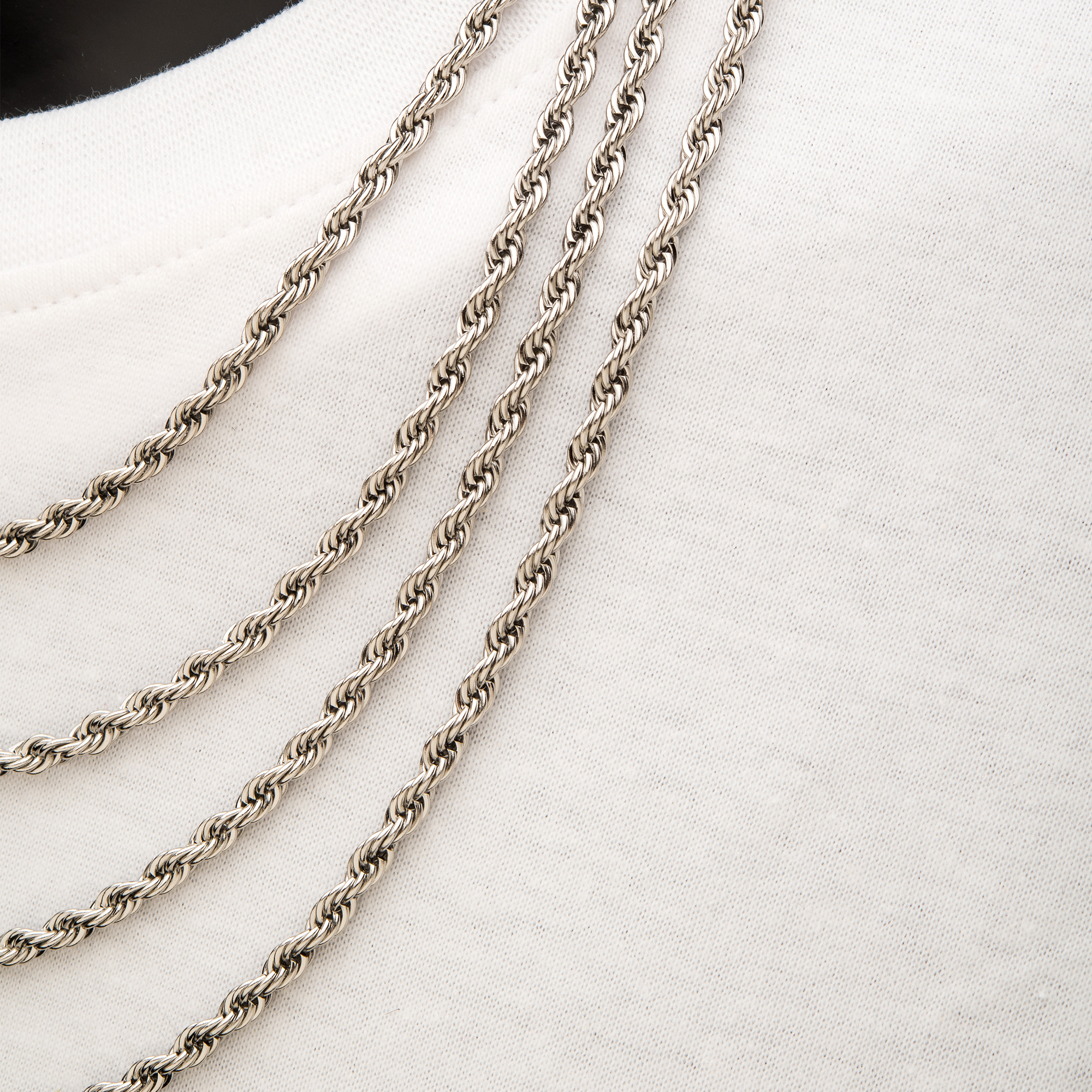 4mm Steel Rope Chain Image 4 Mueller Jewelers Chisago City, MN