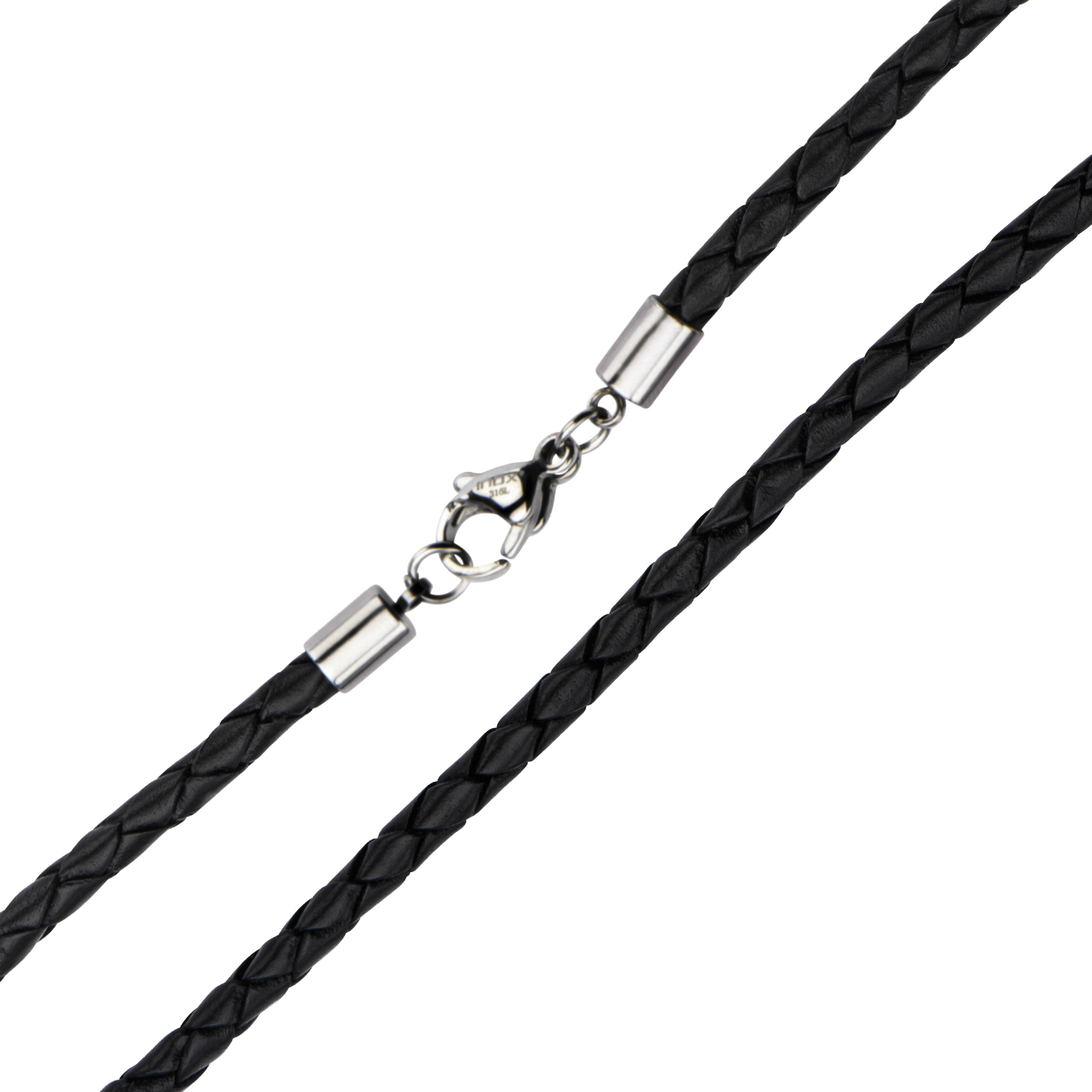 3.5mm Black Woven Leather Necklace Enchanted Jewelry Plainfield, CT