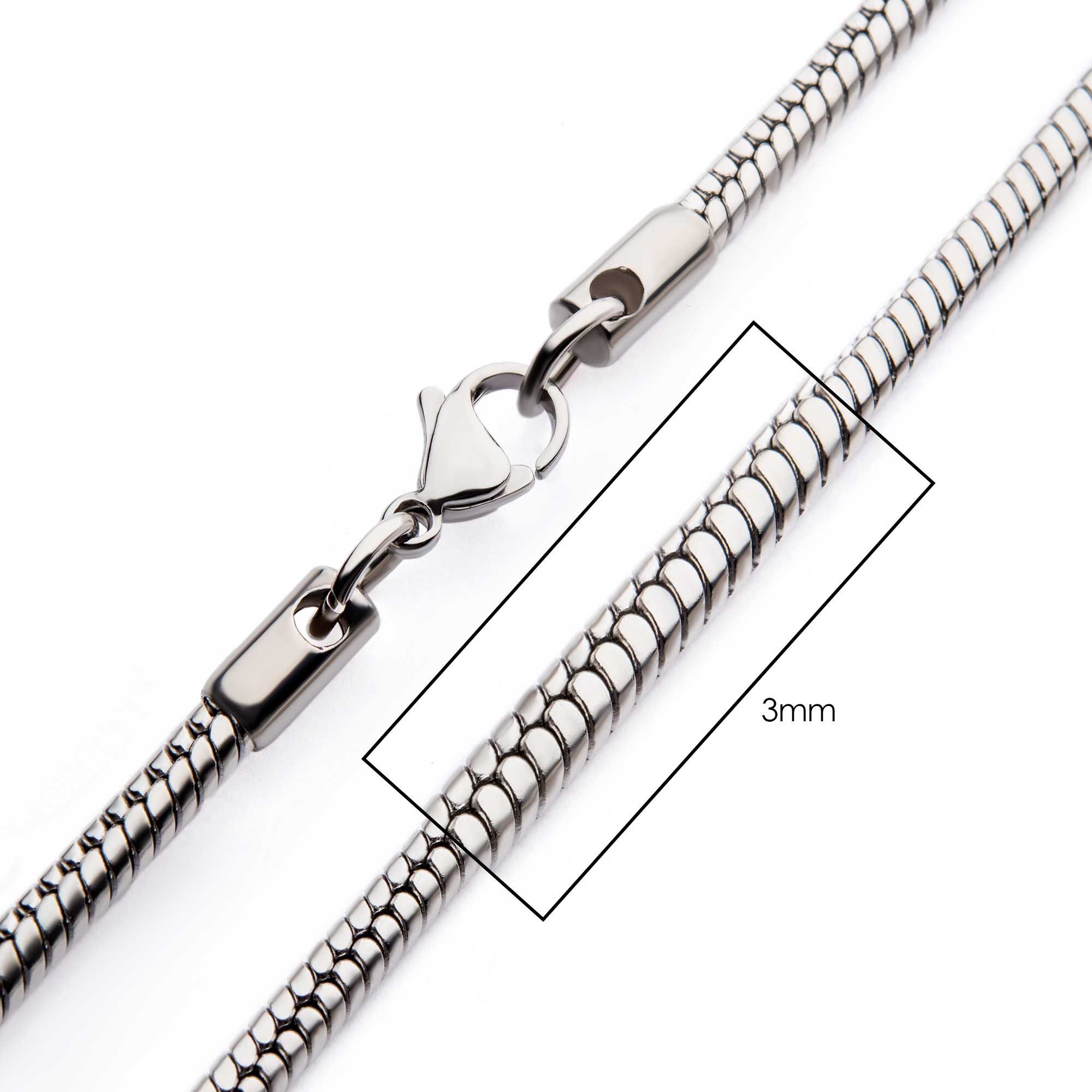 3mm Steel Rattail Chain P.K. Bennett Jewelers Mundelein, IL