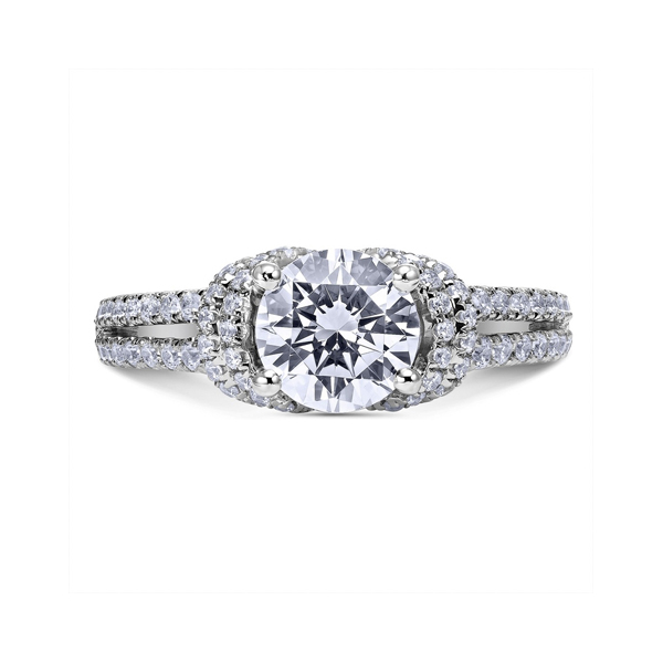 14K "Luminaire" Diamond Engagement Ring Alexander's of Atlanta Lawrenceville, GA