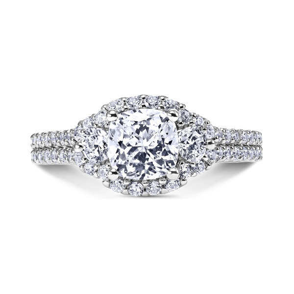 Platinum "Luminaire" Diamond Engagement Ring Alexander's of Atlanta Lawrenceville, GA