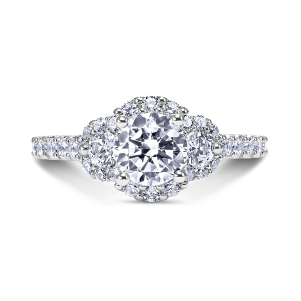 Platinum "Luminaire" Diamond Engagement Ring Alexander's of Atlanta Lawrenceville, GA