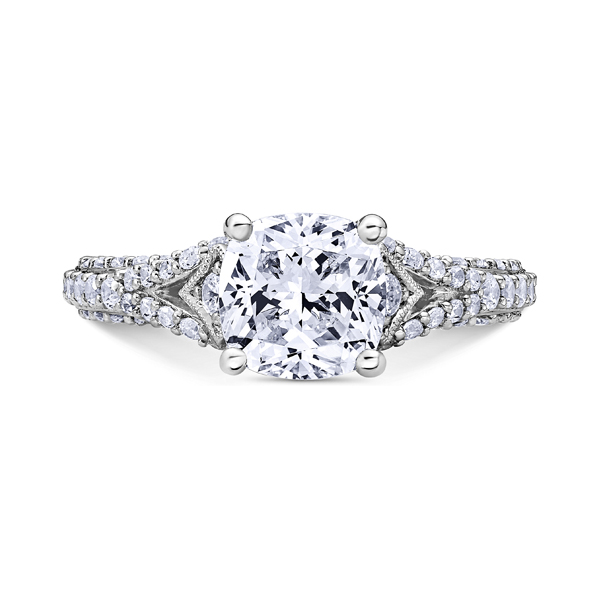 18K "Heaven's Gates" Diamond Engagement Ring Alexander's of Atlanta Lawrenceville, GA