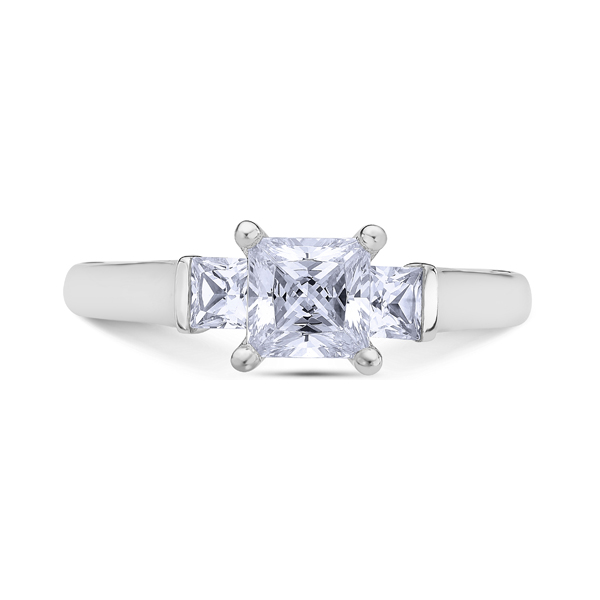 Platinum "The Crown" Diamond Engagement Ring Alexander's of Atlanta Lawrenceville, GA