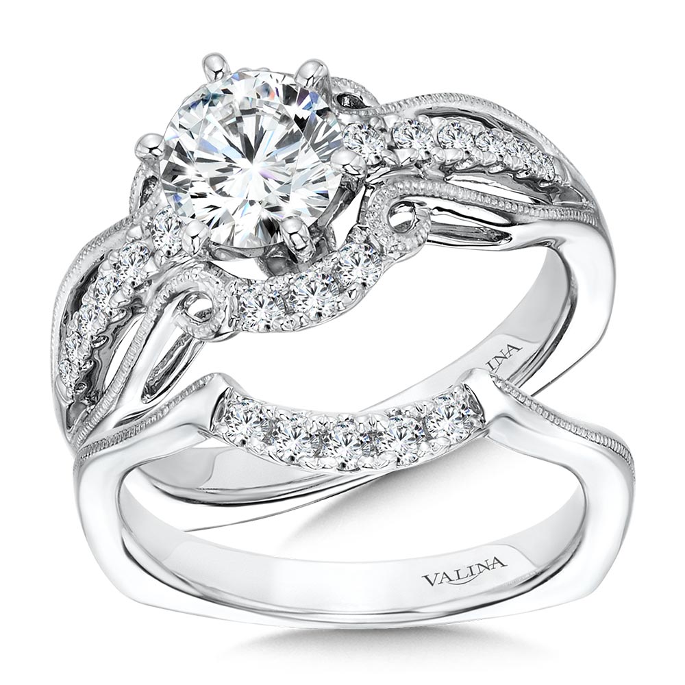 Vintage Six-Prong Milgrain Diamond Engagement Ring Image 4 Biondi Diamond Jewelers Aurora, CO
