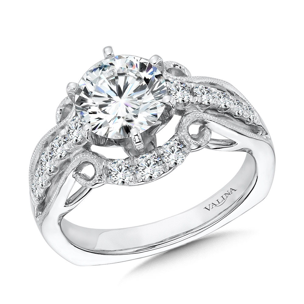 Vintage Six-Prong Milgrain Diamond Engagement Ring Glatz Jewelry Aliquippa, PA