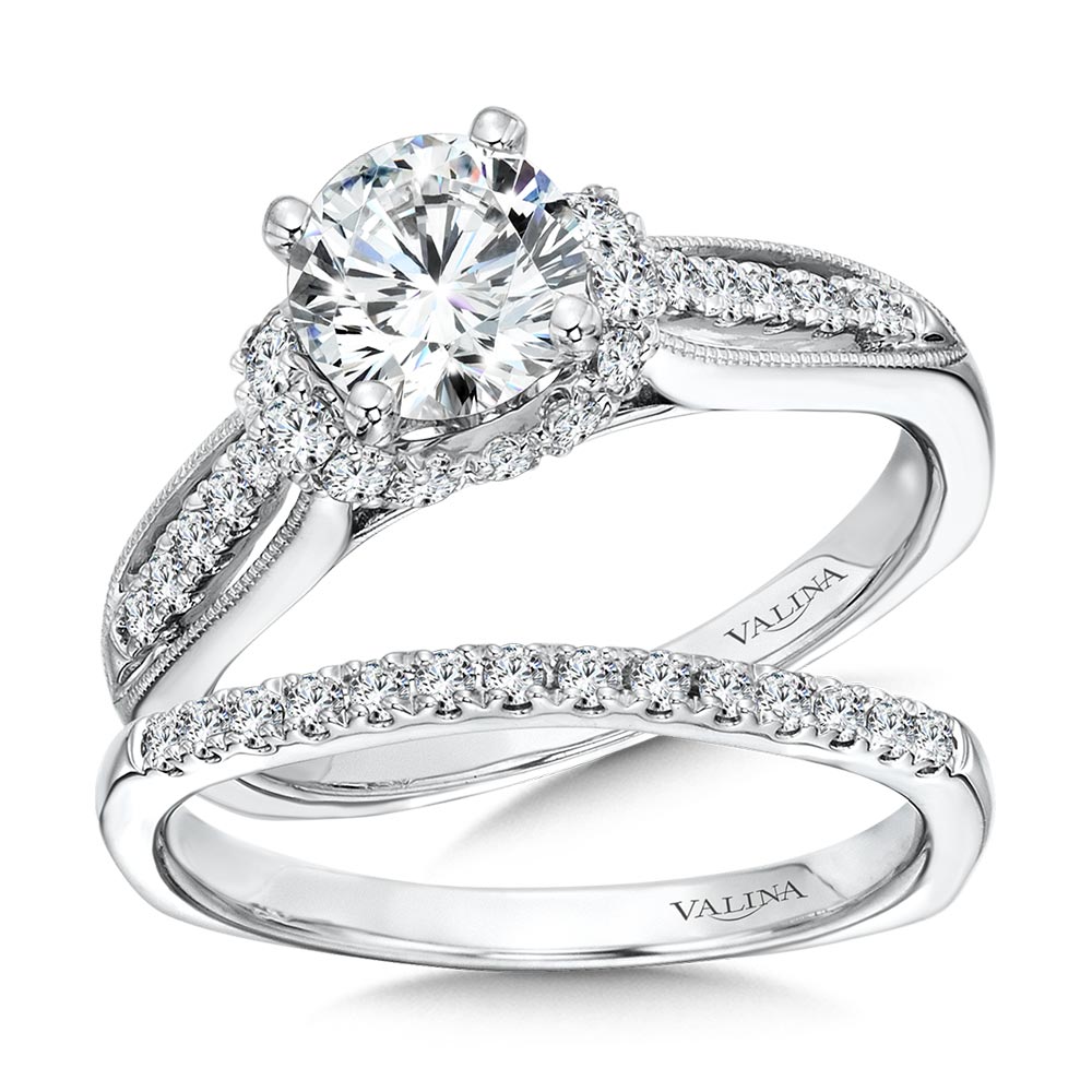 Vintage Milgrain Diamond Engagement Ring Image 4 Gold Mine Jewelers Jackson, CA