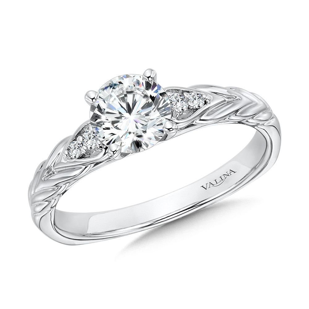 Vintage Chevron Diamond Engagement Ring Glatz Jewelry Aliquippa, PA