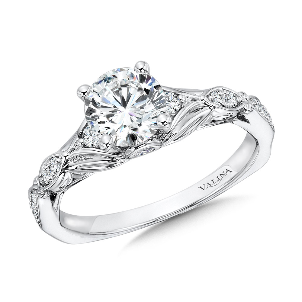 Vintage Tapered Diamond Engagement Ring Gold Mine Jewelers Jackson, CA