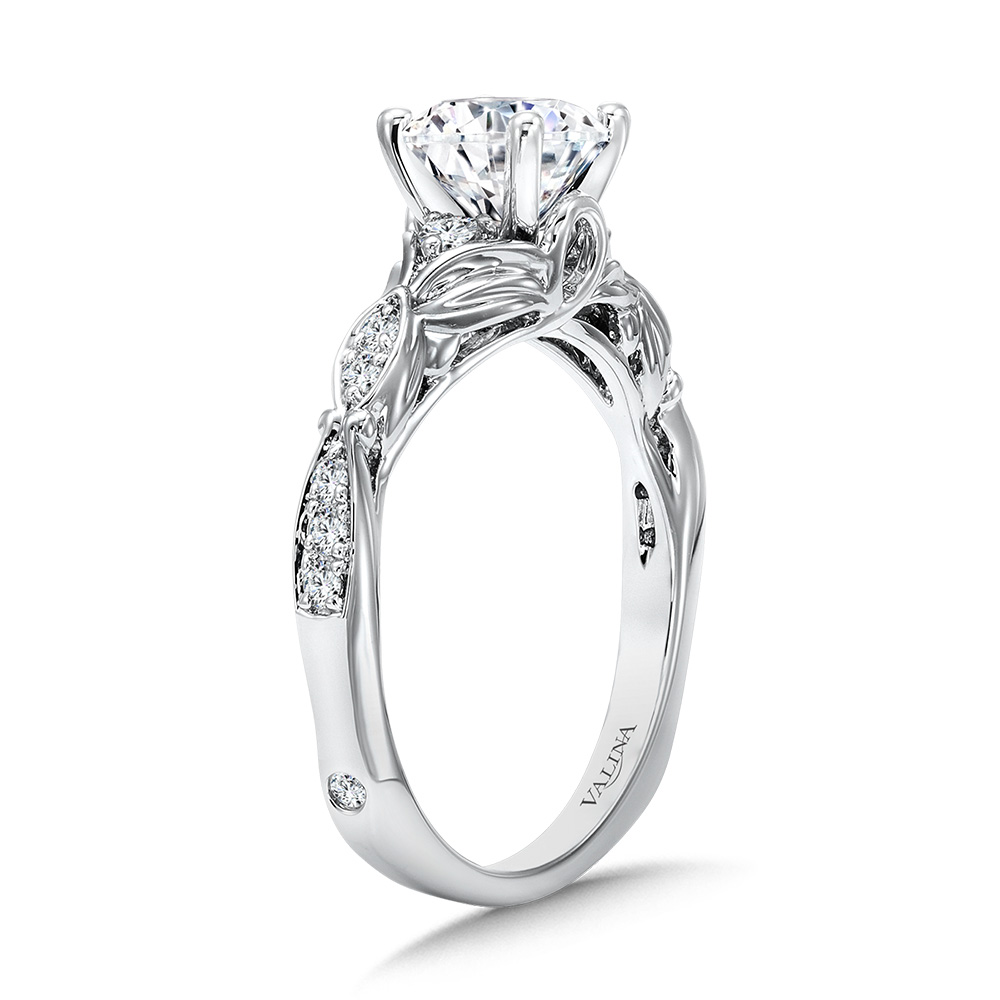 Vintage Tapered Diamond Engagement Ring Image 2 Gold Mine Jewelers Jackson, CA