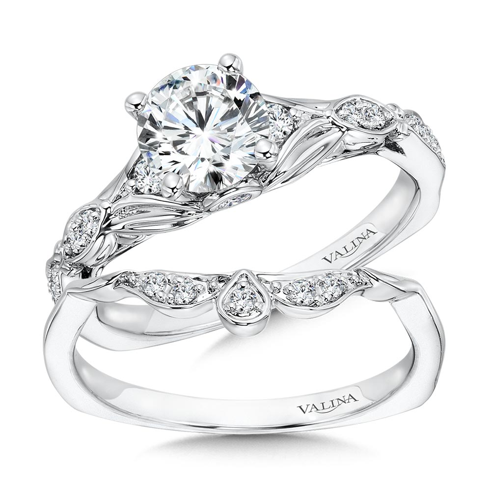 Vintage Tapered Diamond Engagement Ring Image 4 Gold Mine Jewelers Jackson, CA