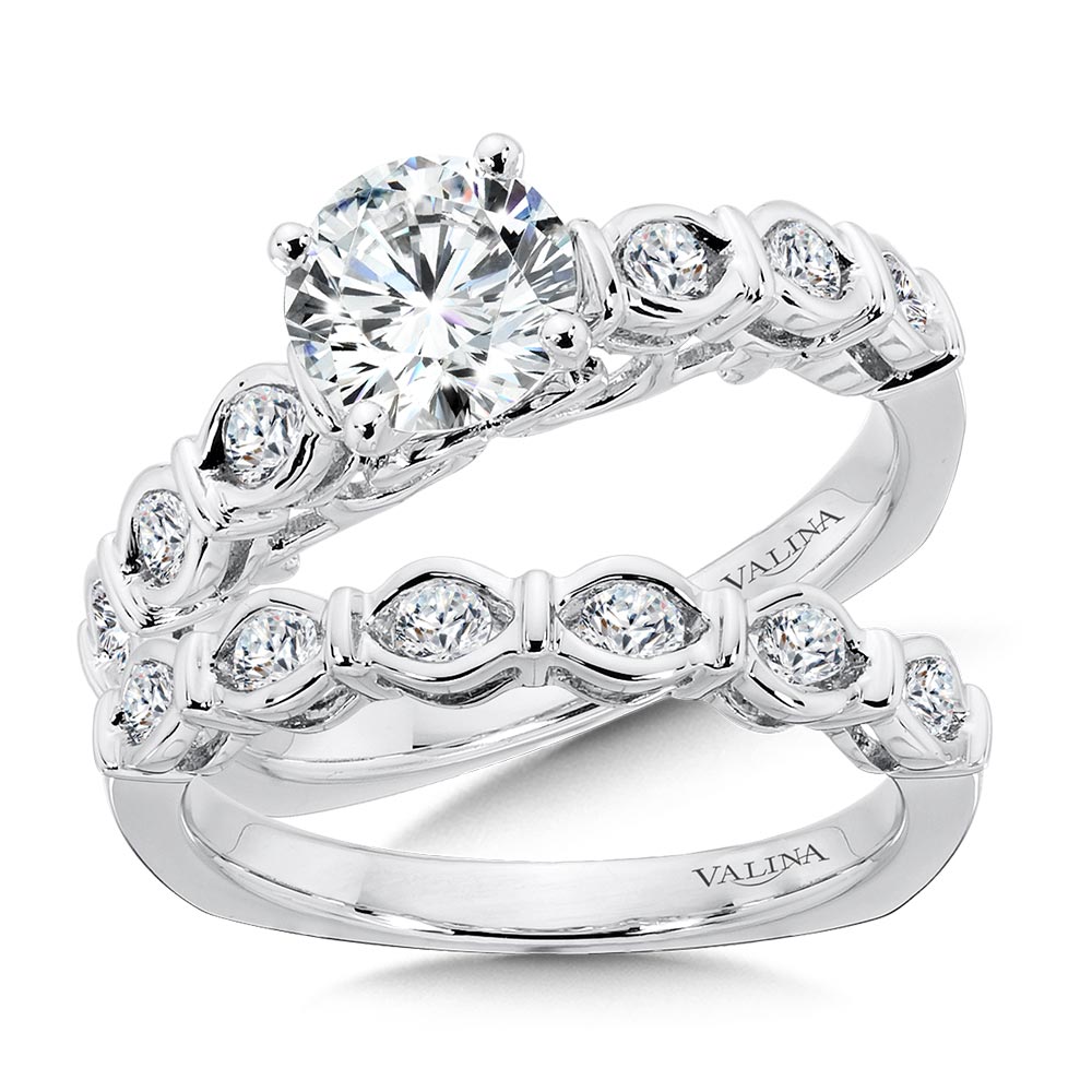 Straight Diamond Engagement Ring Image 4 Biondi Diamond Jewelers Aurora, CO