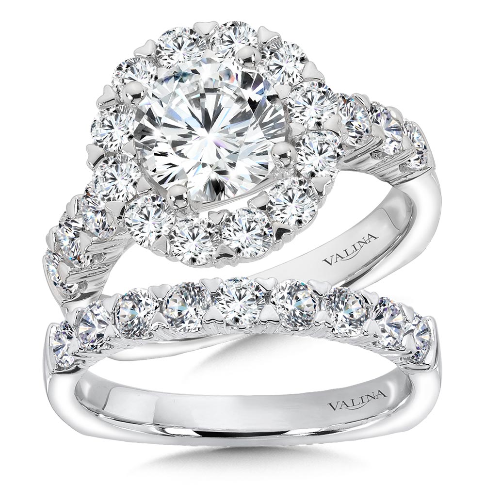 Unique Diamond Halo Engagement Ring Image 4 Biondi Diamond Jewelers Aurora, CO