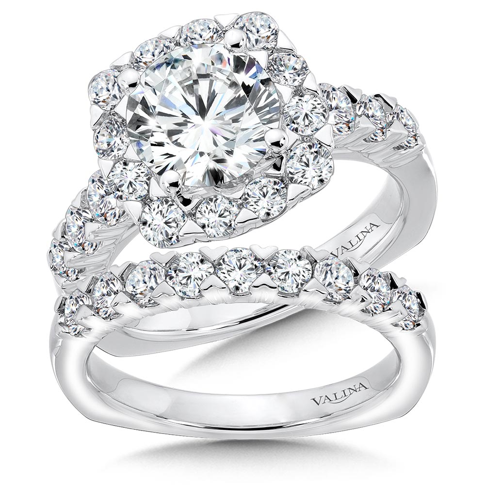 Unique Cushion-Shaped Halo Diamond Engagement Ring Image 4 Cottage Hill Diamonds Elmhurst, IL