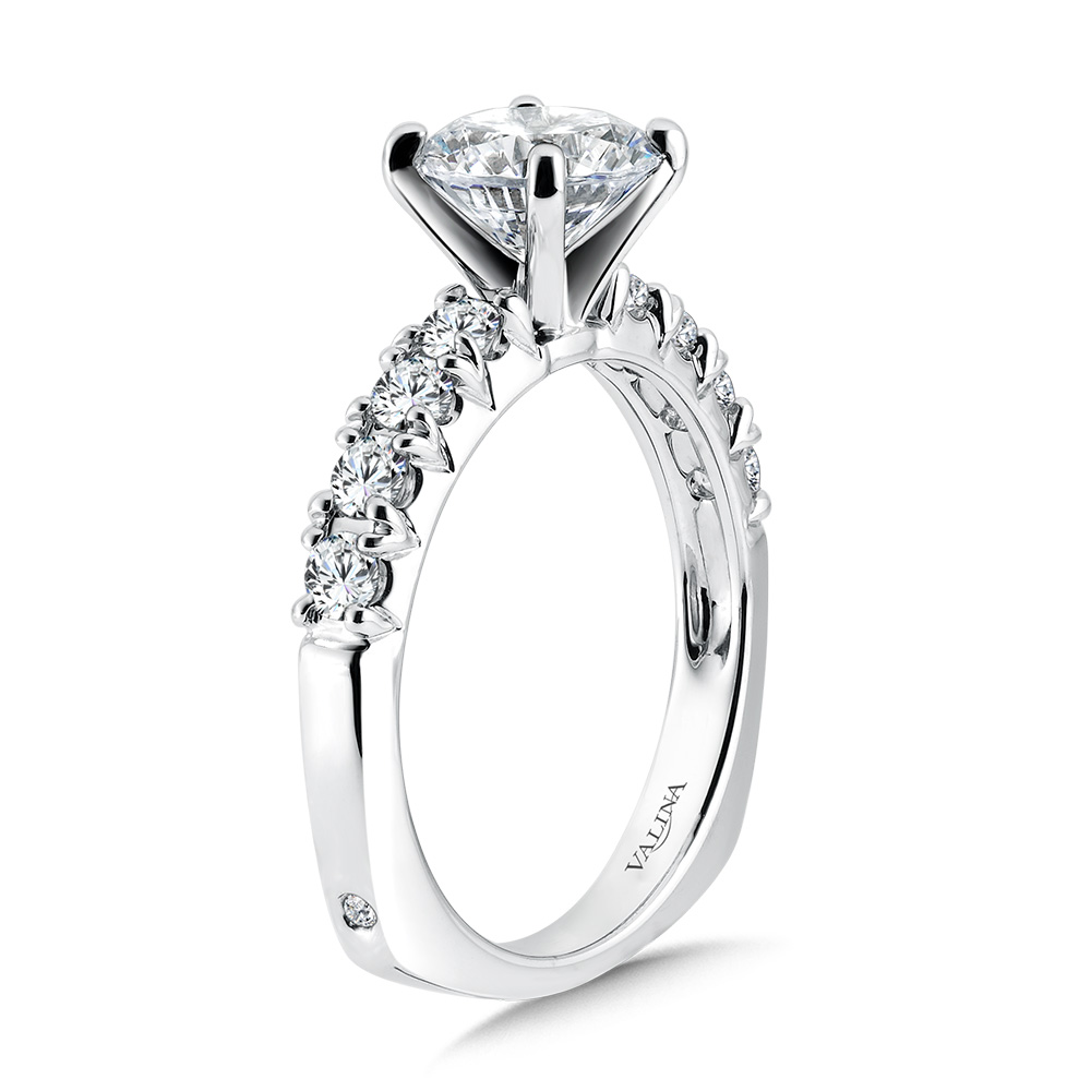 Five-Stone Straight Engagement Ring Image 2 The Jewelry Source El Segundo, CA