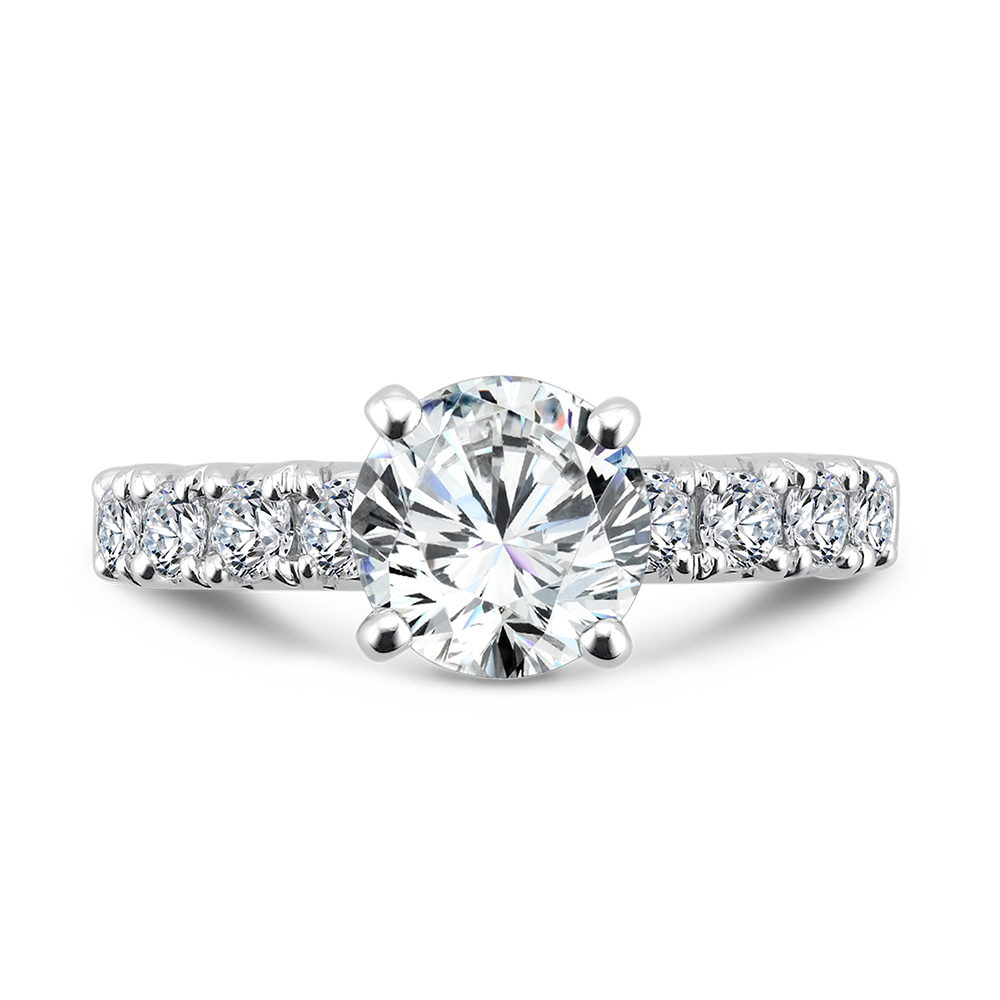 Five-Stone Straight Engagement Ring Image 3 Biondi Diamond Jewelers Aurora, CO